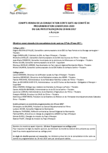 CR consultation écrite CP LEADER 29-05-2017